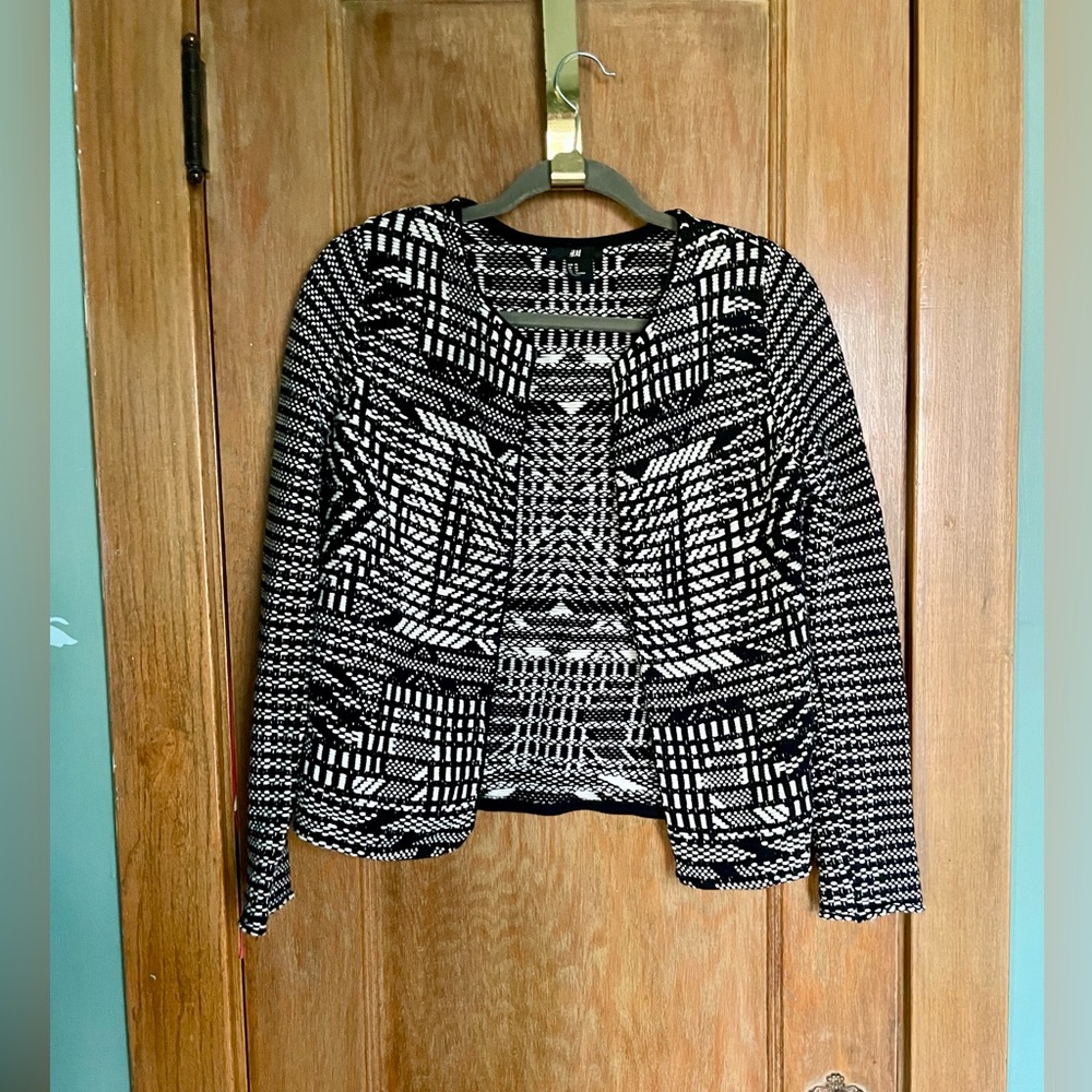 Cotton geometric sweater